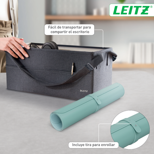Alfombrilla vade de escritorio grande Leitz