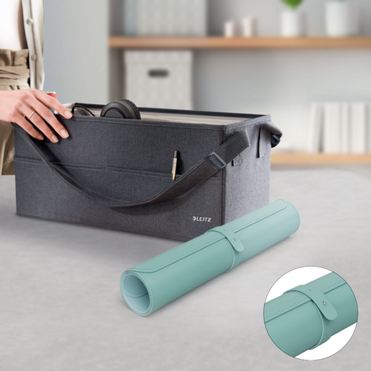 Alfombrilla vade de escritorio grande Leitz