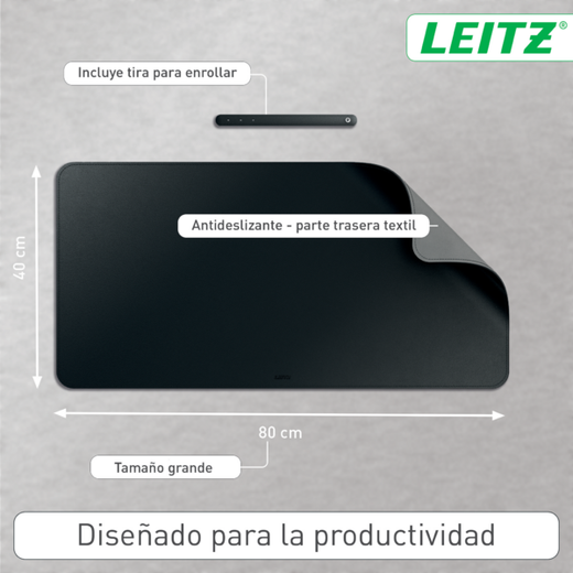 Alfombrilla vade de escritorio grande Leitz