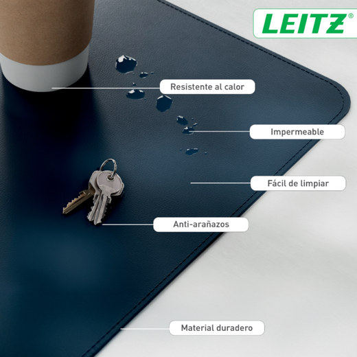 Alfombrilla vade de escritorio grande Leitz