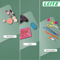 Alfombrilla vade de escritorio transparente grande Leitz