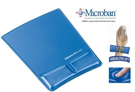 V-Channel et repose-poignet en gel et coussinet