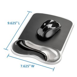 Almohadilla de gel para ratón Kensington Duo Gel Mouse Pad gris claro/gris oscuro