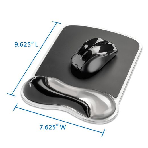 Almohadilla de gel para ratón Kensington Duo Gel Mouse Pad gris claro/gris oscuro