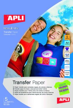 CAMISA APL B.10H TRANSFER INKJET COLOR BRANCA (4128)