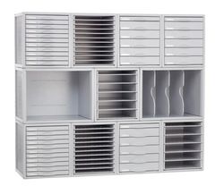 Arquissistema. módulo de 6 gavetas