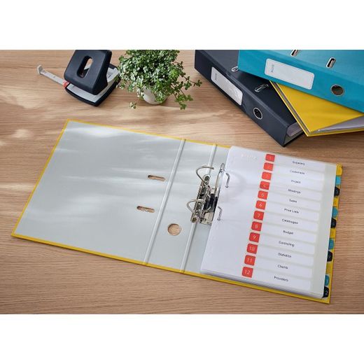 arquivo de arco de alavanca aconchegante leitz 180º