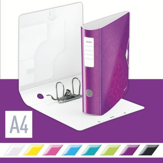classeur leitz active wow Polymousse. 8 couleurs.