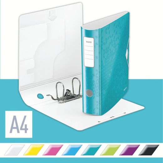 classeur leitz active wow Polymousse. 8 couleurs.