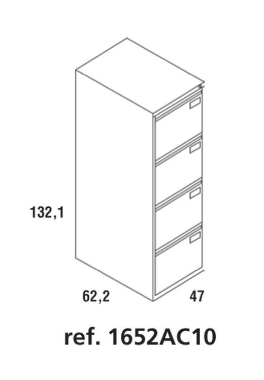 Classeurs à tiroirs en métal (3 tailles)