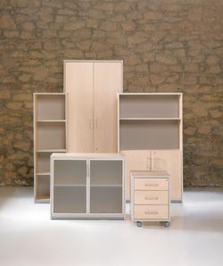 Armário de escritório fechado 195x90x45