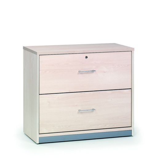 Armário de escritório com duas gavetas 78x90x45cm