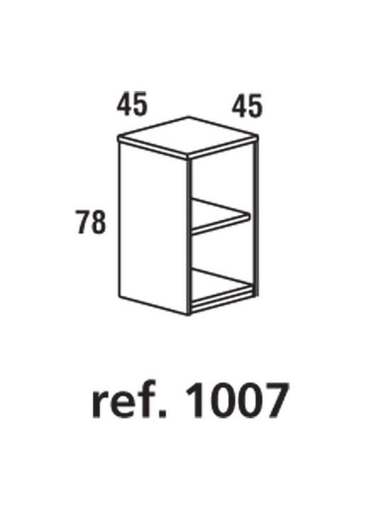 Armários de escritório aberto 78x45x45cm