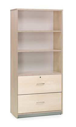 Armarios de oficina con 2 cajones 195x90x45cm