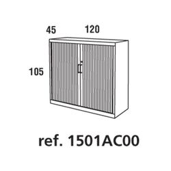Armários de metal com obturador vertical