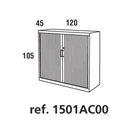 Armários de metal com obturador vertical