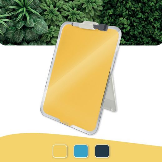 Lutrin de bureau confortable en verre Leitz