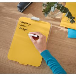 Lutrin de bureau confortable en verre Leitz