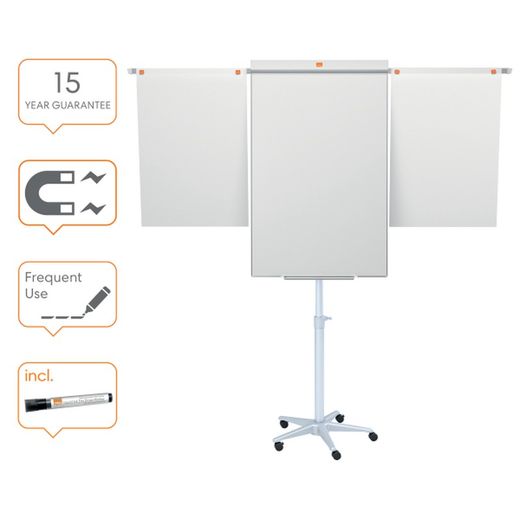 Púlpito móvel clássico Nobo Nano Clean™ com braços extensíveis