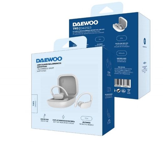 Auricular Daewoo sport con gancho blanco