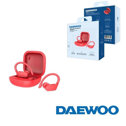 Auricular Daewoo sport con gancho rojo