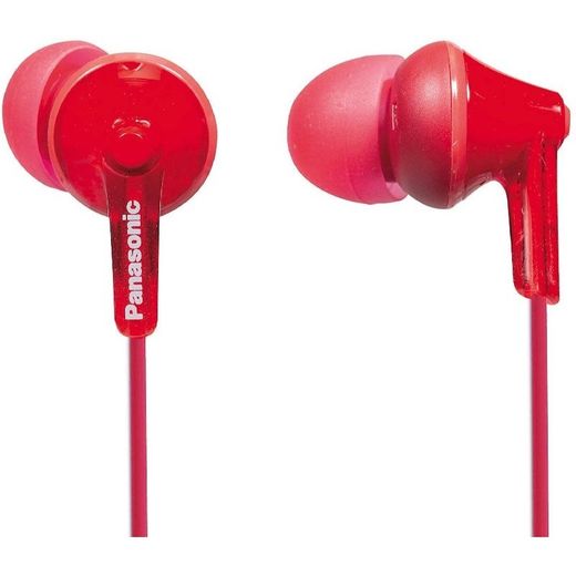 Fone de ouvido intra-auricular Panasonic vermelho