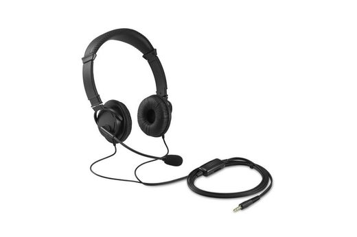 Fones de ouvido Kensington Hi-Fi com microfone e controle de volume