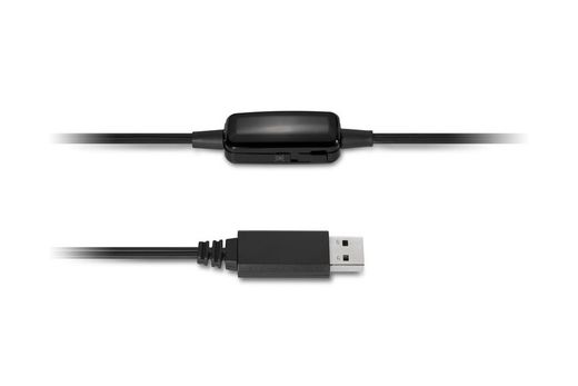 Fones de ouvido Kensington Hi-Fi USB com microfone e controle de volume