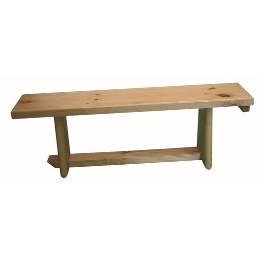 Banco sueco de madera de 1 metro