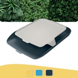 Bandeja de mesa com organizador aconchegante