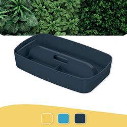 Bandeja organizadora pequena com alça leitz mybox aconchegante