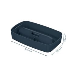 Bandeja organizadora pequena com alça leitz mybox aconchegante