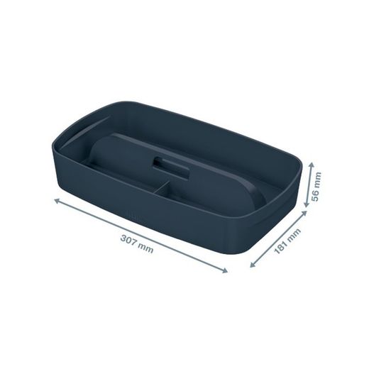 Bandeja organizadora pequena com alça leitz mybox aconchegante