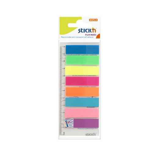 Banderitas señalizadoras neón. 8 colores