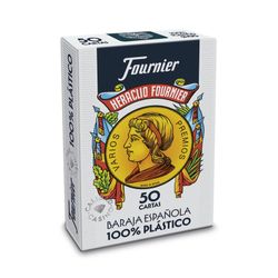 Baraja española y de poker fabricadas en plástico