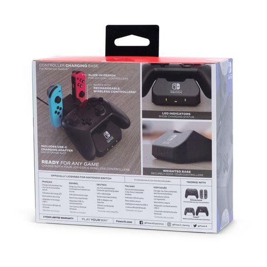 Base de carga de mando PowerA para Nintendo Switch