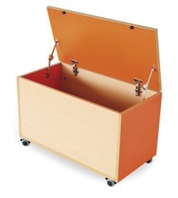 Baú escolar com rodas em cores diferentes