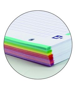 Preto n cores por oxford. Din a4+. 160 folhas