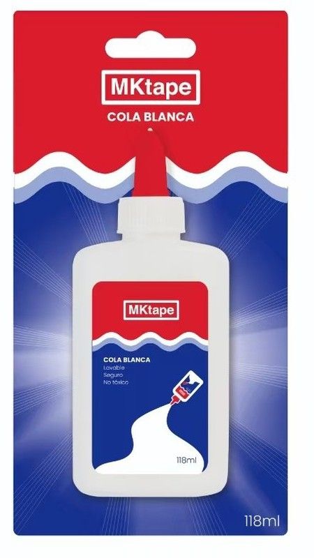 MKTape colle blanche flacon blister de 120 grs