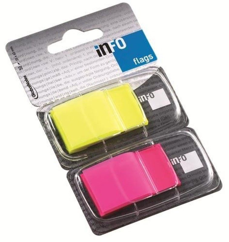 Blister con 2 dispensadores de 50 banderitas