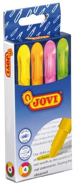 Blíster con 4 ceras de gel fluorescentes jovi