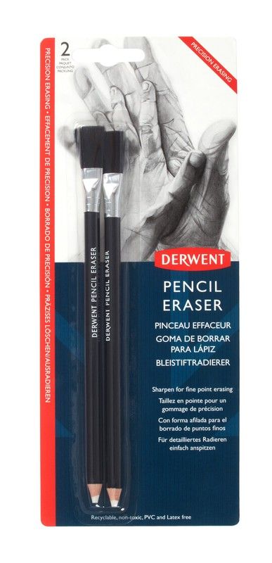 Blister de 2 crayons & brosse derwent