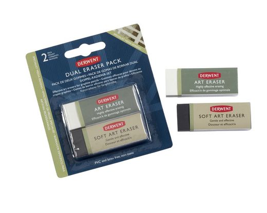 Blister com 2 borrachas duplas Derwent