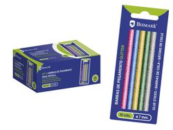 Blister de barritas de silicona glitter para pistola de 40w