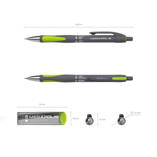 Blister de porte-mines de 0,5 mm
