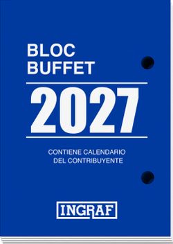 Bloc Buffet Ingraf Castellano 2027