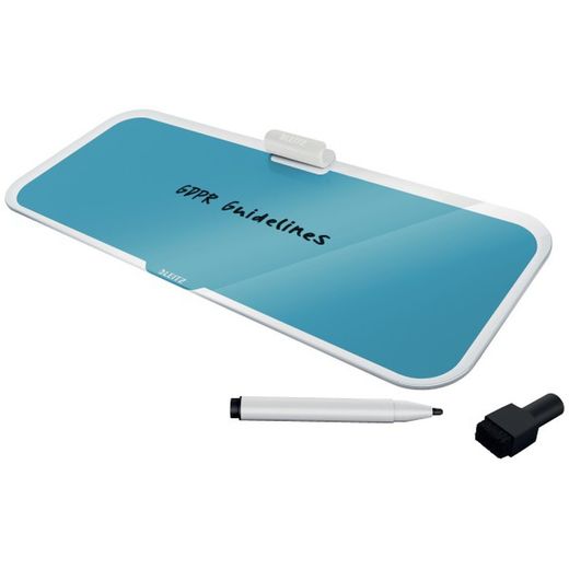 Bloco de notas de mesa de vidro aconchegante