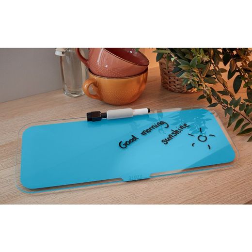 Bloco de notas de mesa de vidro aconchegante