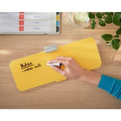 Bloco de notas de mesa de vidro aconchegante