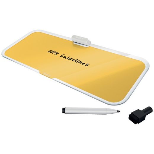 Bloco de notas de mesa de vidro aconchegante